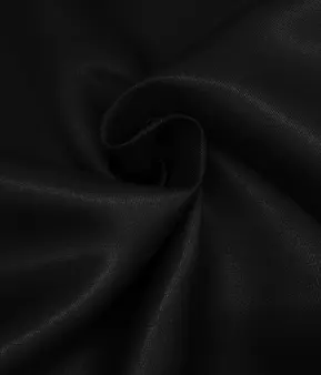 [T-HC9OZ-K] 55% Hemp Hempcel® Twill Fabric – Black 9 oz
