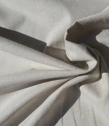 [T-HPWM-5.7OZ-N] 55% Hemp Plain Weave Muslin Fabric - Natural 5.7oz