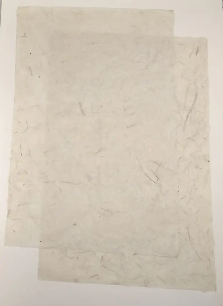 [P-NHP-40 GSM] Nepalese Handmade Hemp Blend Paper (40 gsm)