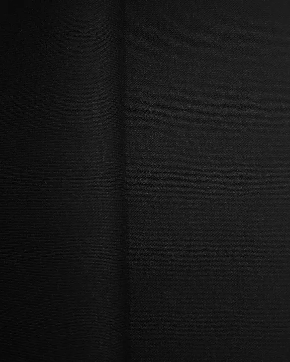 [T-1X1R-9.5OZ-K] 53% Hemp 1x1 Ribbing – Black 9.5 oz